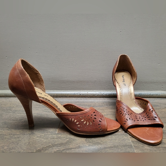 Spring heel - brown size 8.5 - Picture 3 of 9
